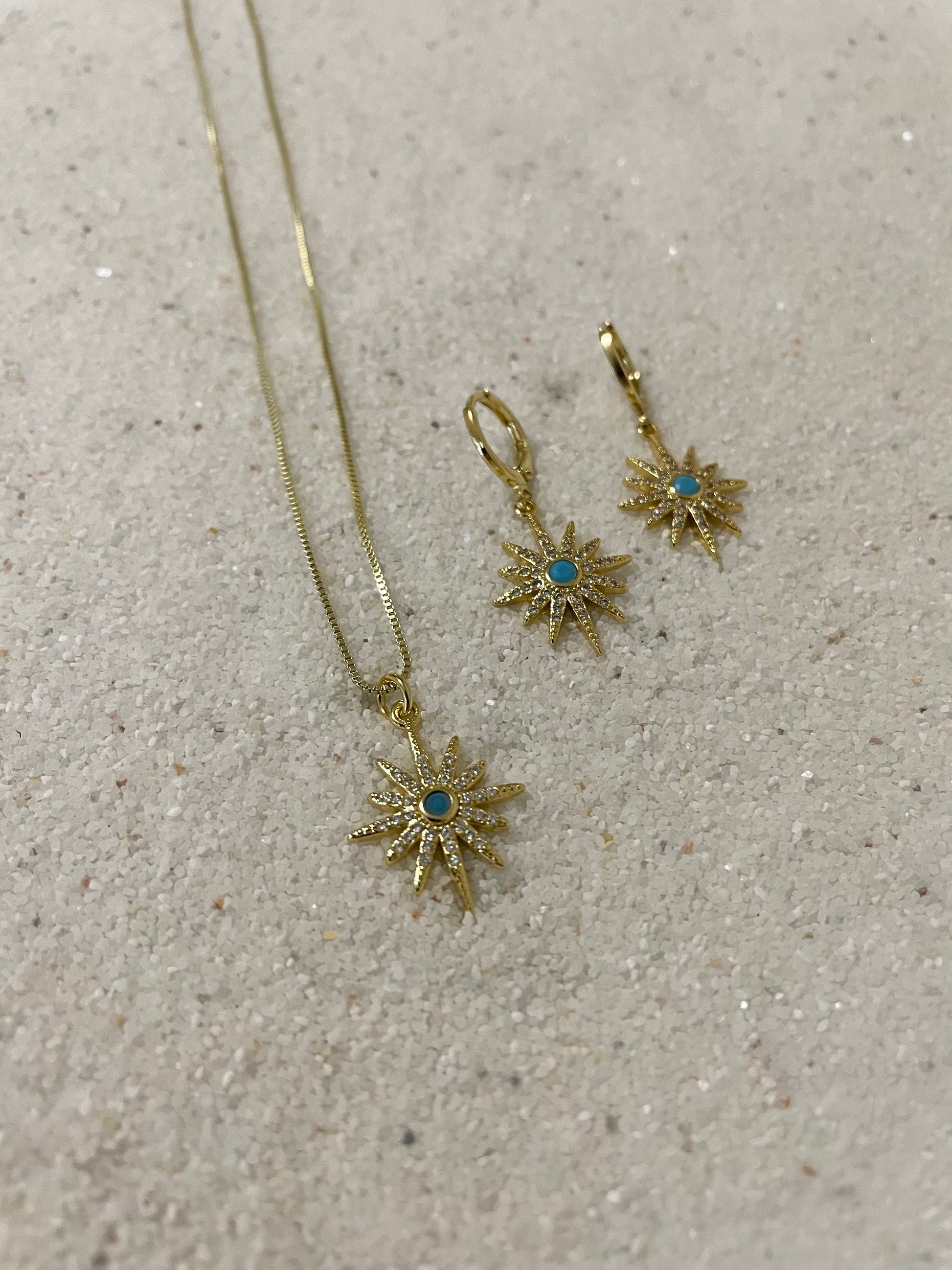 Northern Lights Necklace-Au+ORA