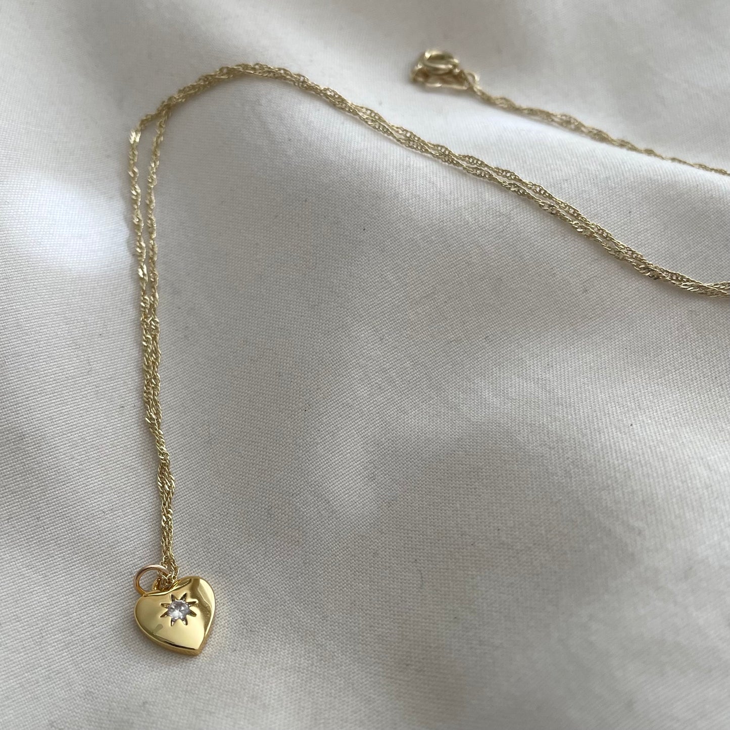 All My Love Gold Heart Necklace